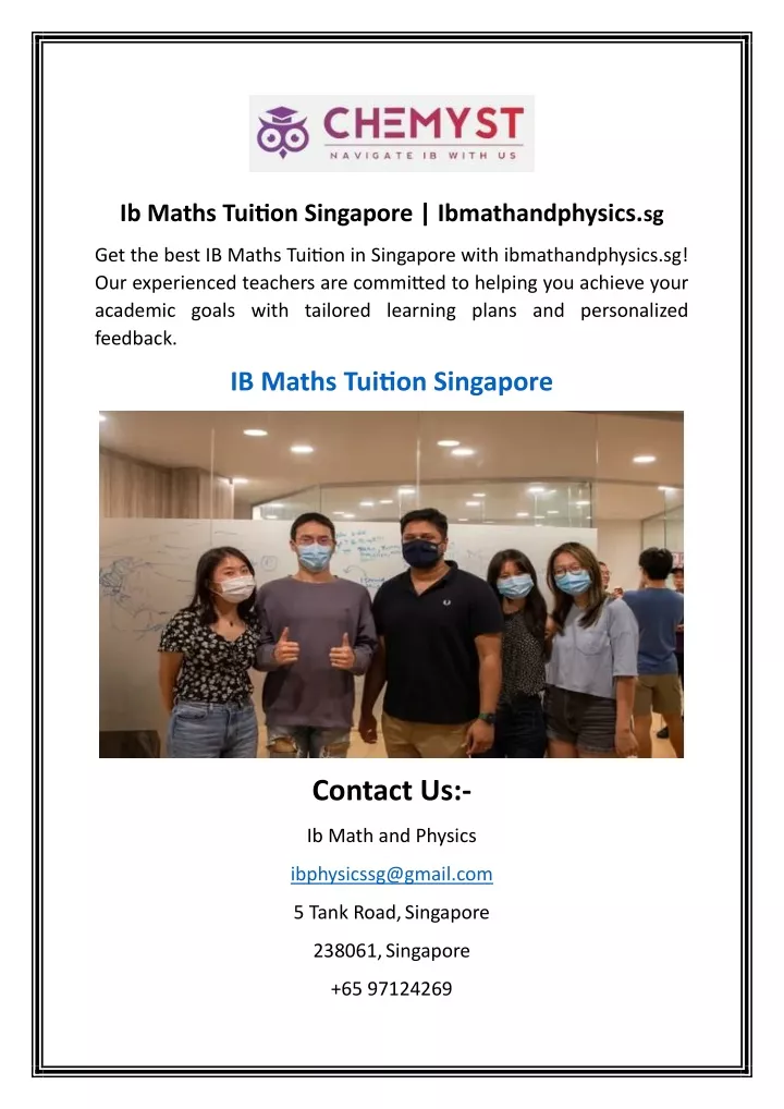 ib maths tuition singapore ibmathandphysics sg