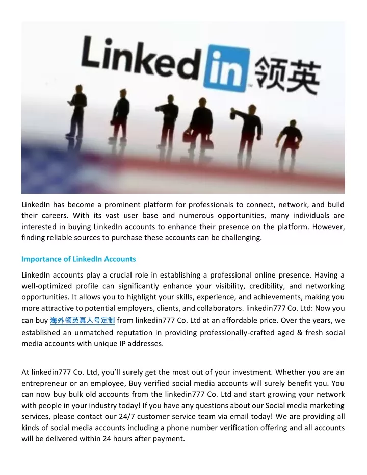 linkedin has become a prominent platform
