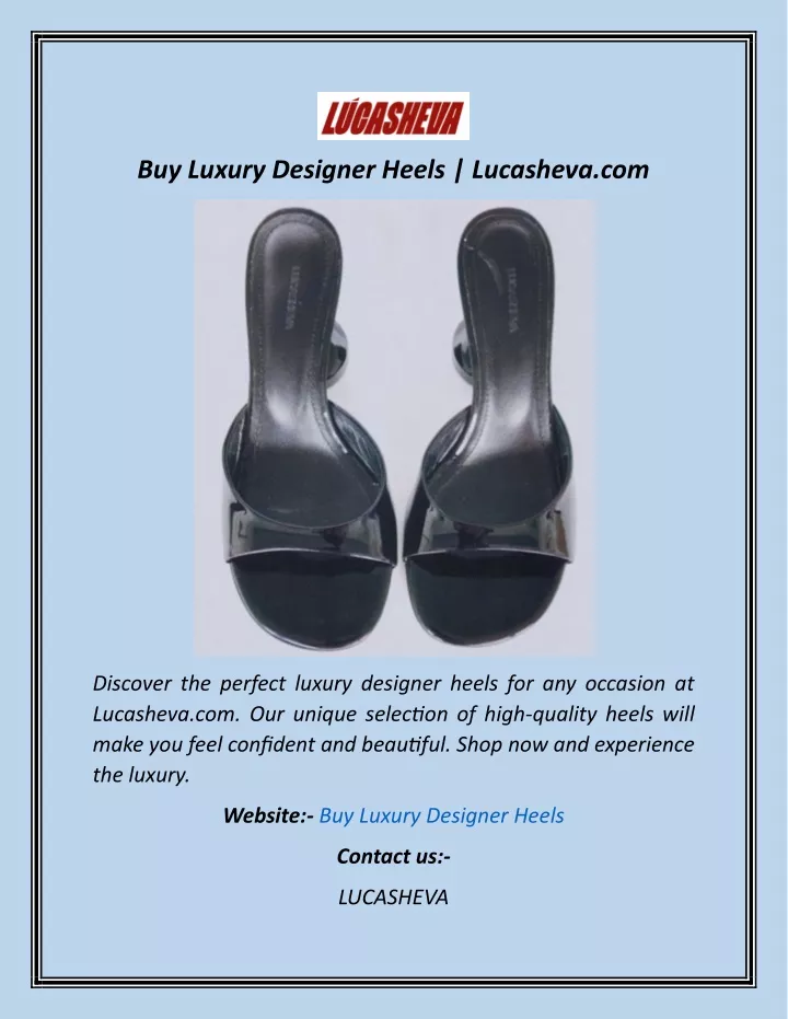 buy luxury designer heels lucasheva com