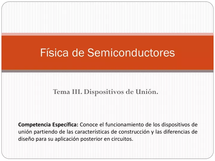 f sica de semiconductores