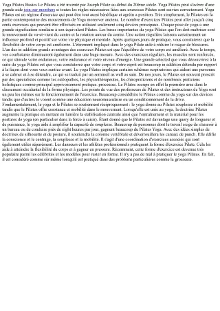 yoga pilates basics le pilates a t invent