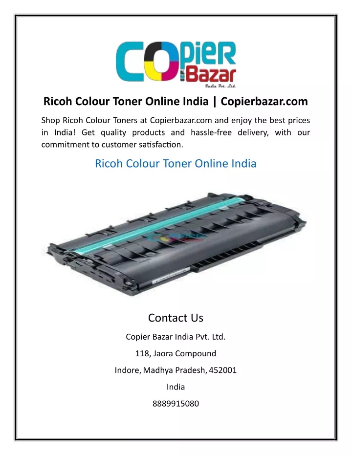 ricoh colour toner online india copierbazar com