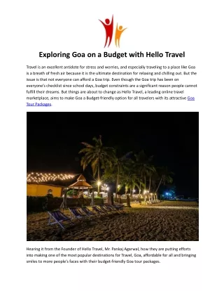 Exploring Goa on a Budget with Hello Travel.docx