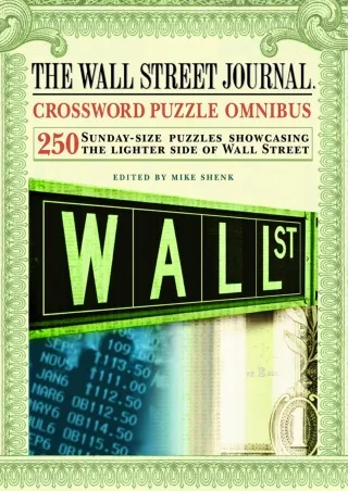Download Book [PDF] PDF/READ/DOWNLOAD  The Wall Street Journal Crossword Puzzle