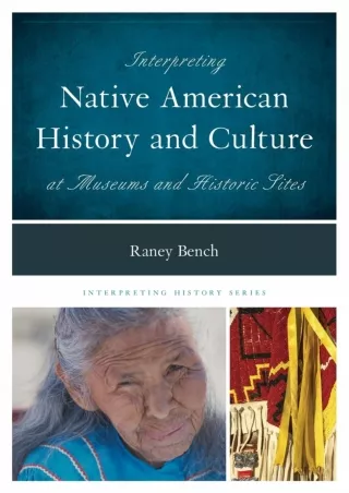DOWNLOAD/PDF Read ebook [PDF]  Interpreting Native American History and Culture