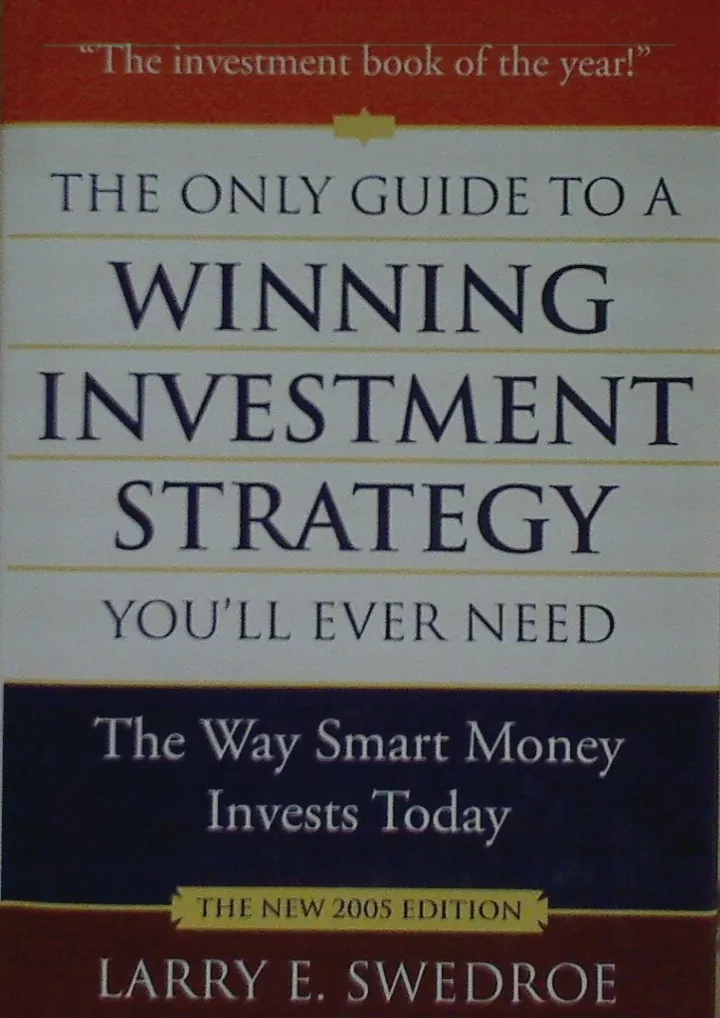 pdf read online the only guide to a winning