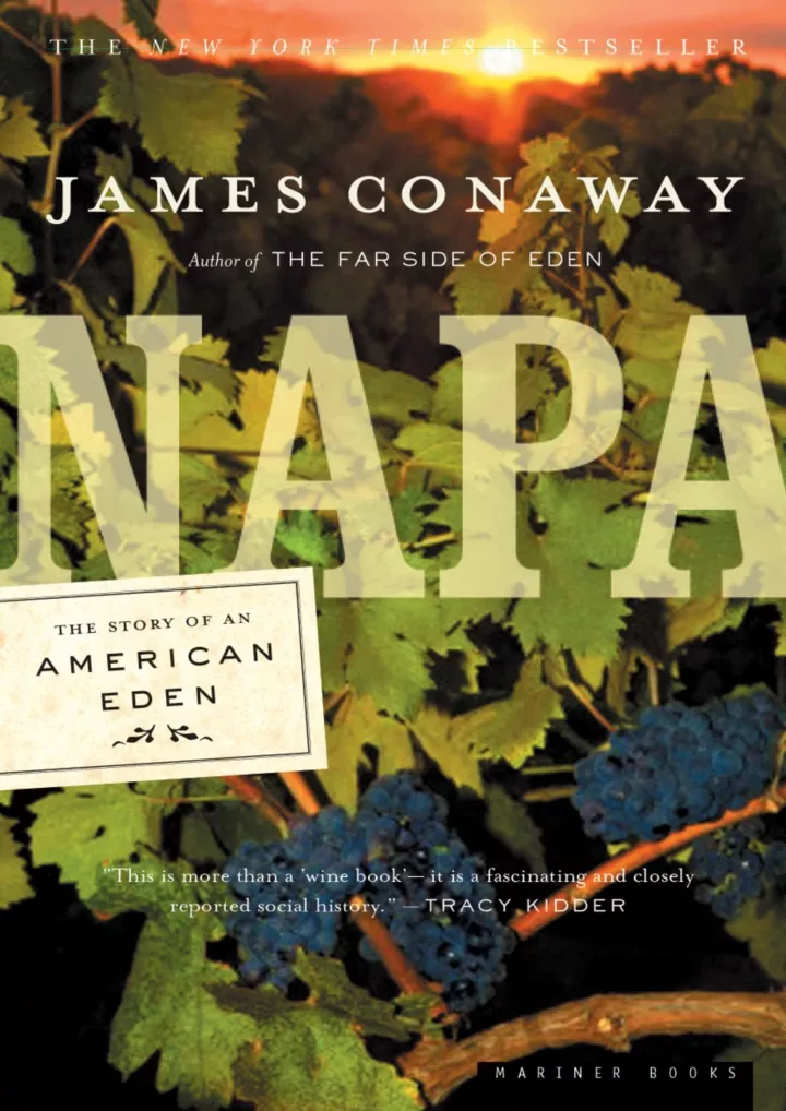 pdf read napa the story of an american eden