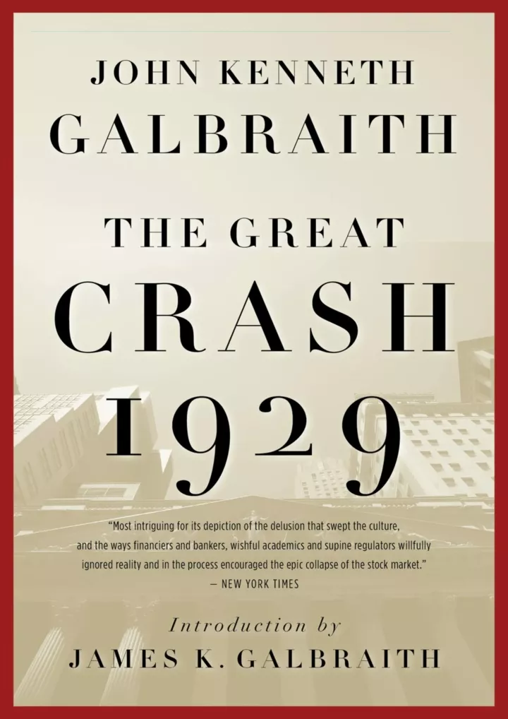 pdf download the great crash 1929 download
