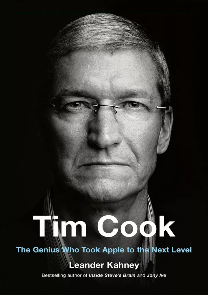 read ebook pdf tim cook the genius who took apple