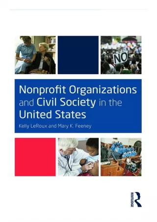 Read ebook [PDF] [PDF READ ONLINE] Nonprofit Organizations and Civil Society in