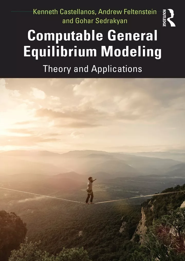 download pdf computable general equilibrium