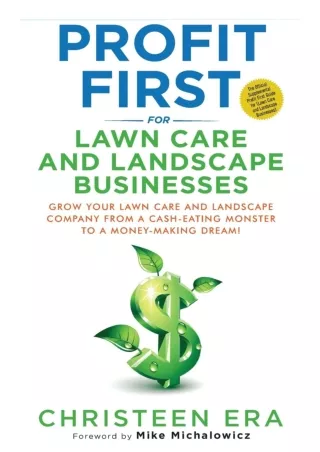 PDF/READ/DOWNLOAD Download Book [PDF]  Profit First for Lawn Care and Landscape