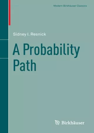 DOWNLOAD/PDF PDF_  A Probability Path (Modern Birkhäuser Classics) kindle