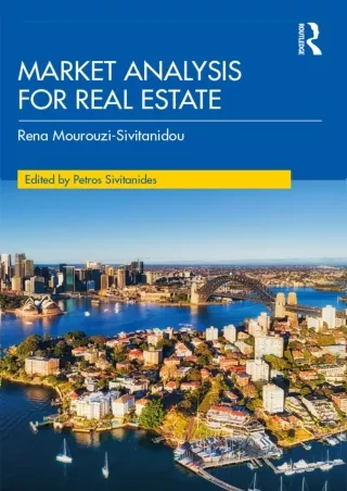 [PDF READ ONLINE] [PDF] DOWNLOAD  Market Analysis for Real Estate ipad