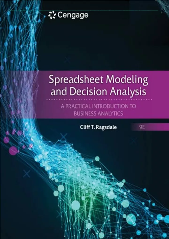 pdf read spreadsheet modeling and decision