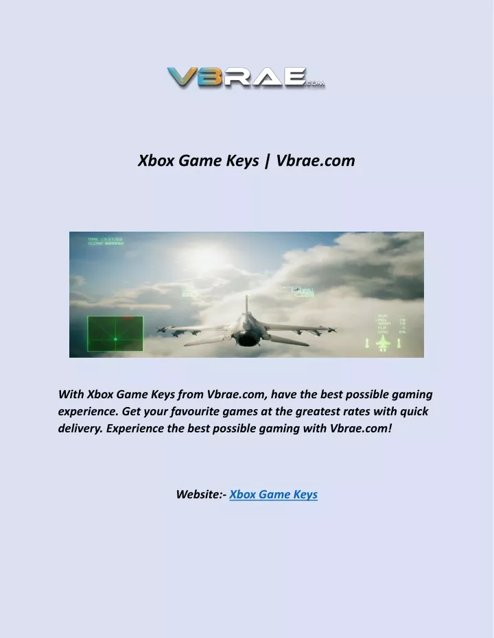 xbox game keys vbrae com