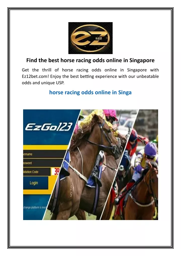 find the best horse racing odds online