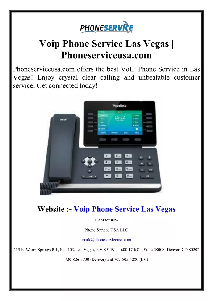 voip phone service las vegas phoneserviceusa com