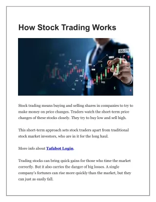 how stock trading works