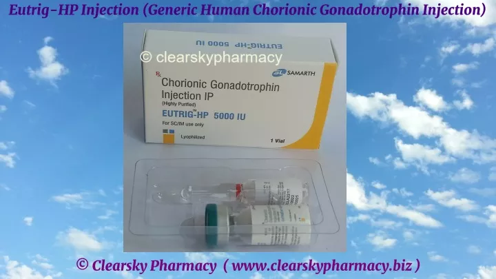eutrig hp injection generic human chorionic