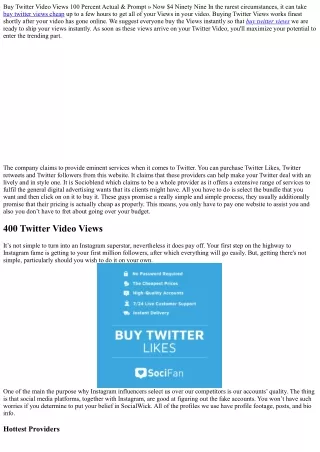 buy twitter video views 100 percent actual prompt