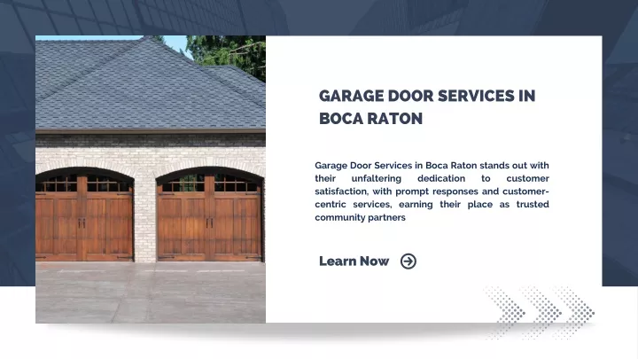 garage door services in boca raton