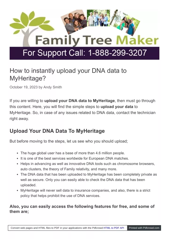 how to instantly upload your dna data