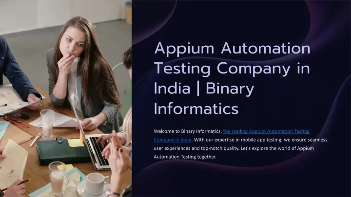 appium automation testing company in india binary