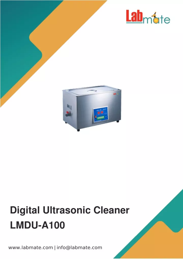 Ppt Digital Ultrasonic Cleaner Powerpoint Presentation Free Download Id