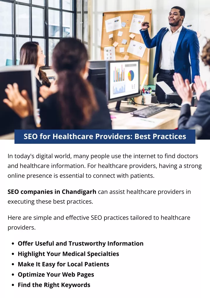 seo for healthcare providers best practices