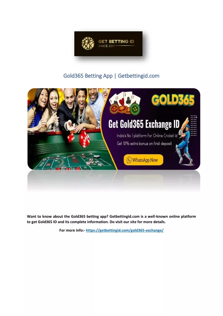 gold365 betting app getbettingid com gold365