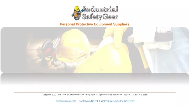 personal protective equipment suppliers