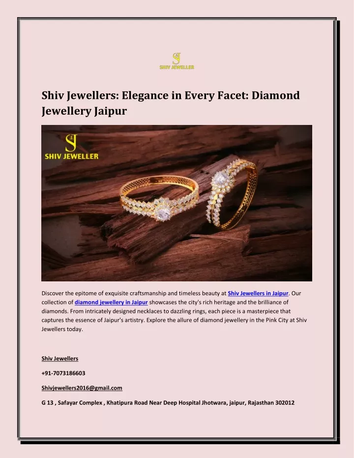 shiv jewellers elegance in every facet diamond
