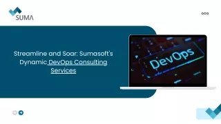 streamline and soar sumasoft s dynamic devops