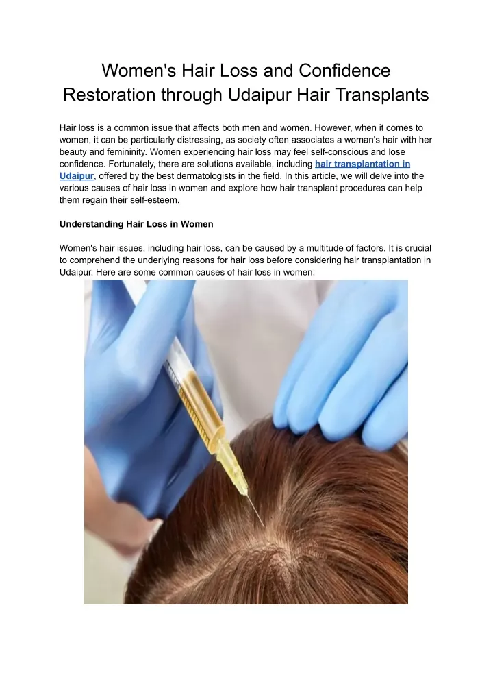 women s hair loss and confidence restoration