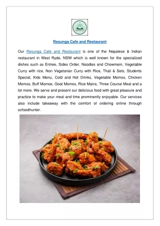 resunga cafe and restaurant