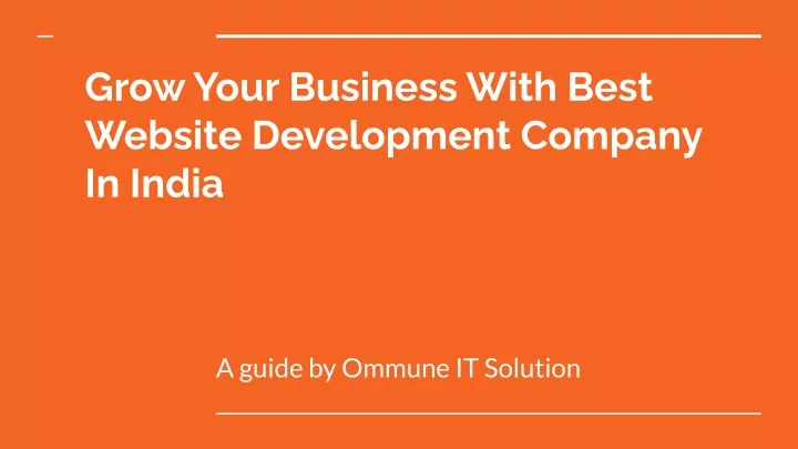 grow your business with best website development