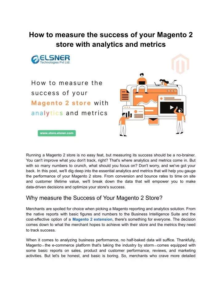 how to measure the success of your magento