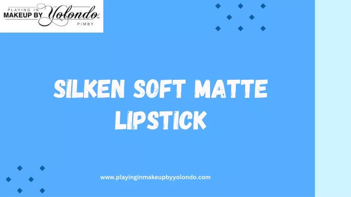 silken soft matte lipstick