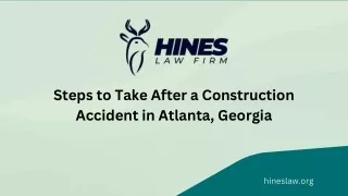 Steps to Take After a Construction Accident in Atlanta, Georgia