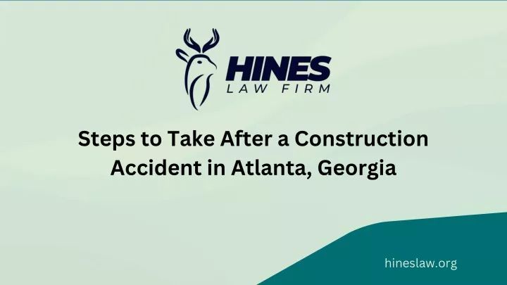 steps to take after a construction accident