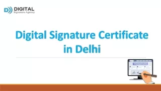 digital signature certificate in delhi