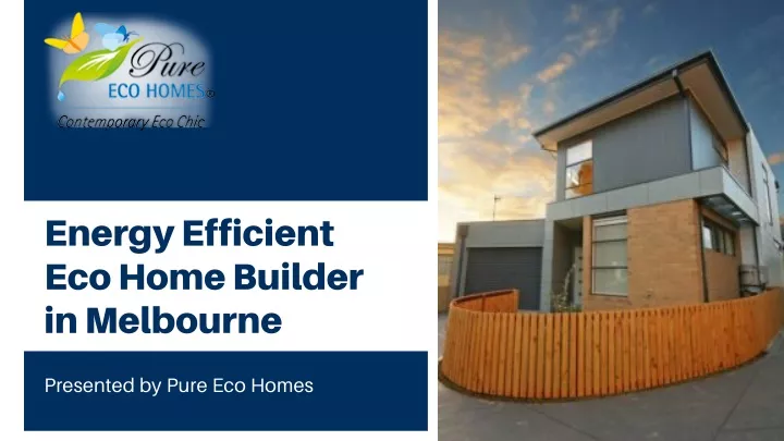 energy efficient eco home builder in melbourne