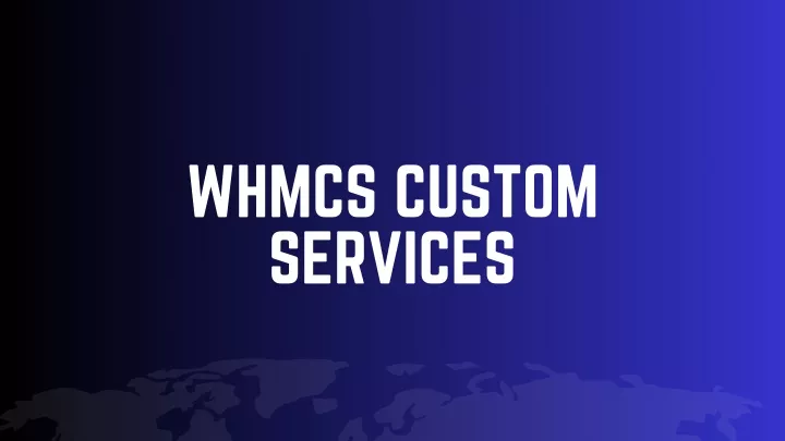 whmcs custom services