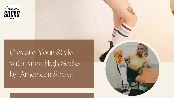 elevate your style with knee high socks