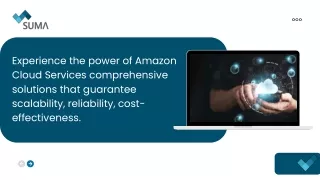 Experience the power of Amazon Cloud Services comprehensive solutions that guara