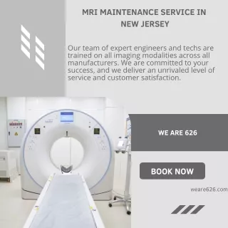 MRI Maintenance Service in New Jersey