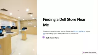 finding a dell store near me