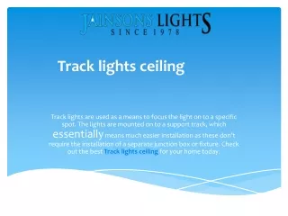 Track lights ceiling