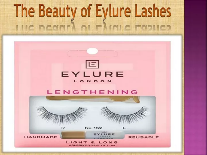 the beauty of eylure lashes